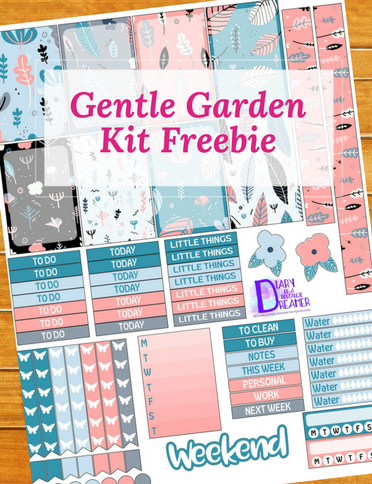 Gentle Garden Printable Planner Kit Freebie